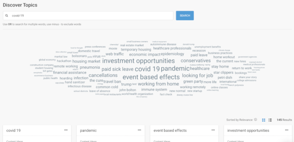 buzzsumo blog idea generator