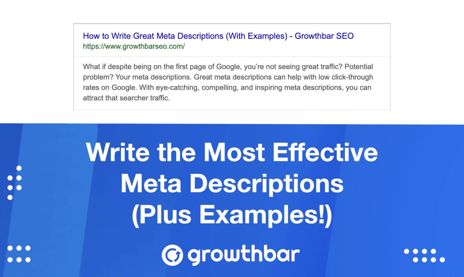 How to Write Great Meta Descriptions in 2023 (With Examples)